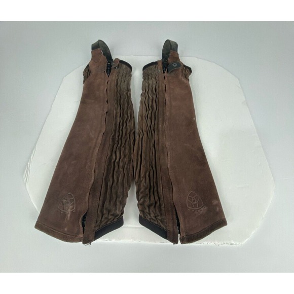 Ariat Other - Ariat ‎ Chap Adult Chocolate Brown Suede Gaiters, Size XST.Equestrian